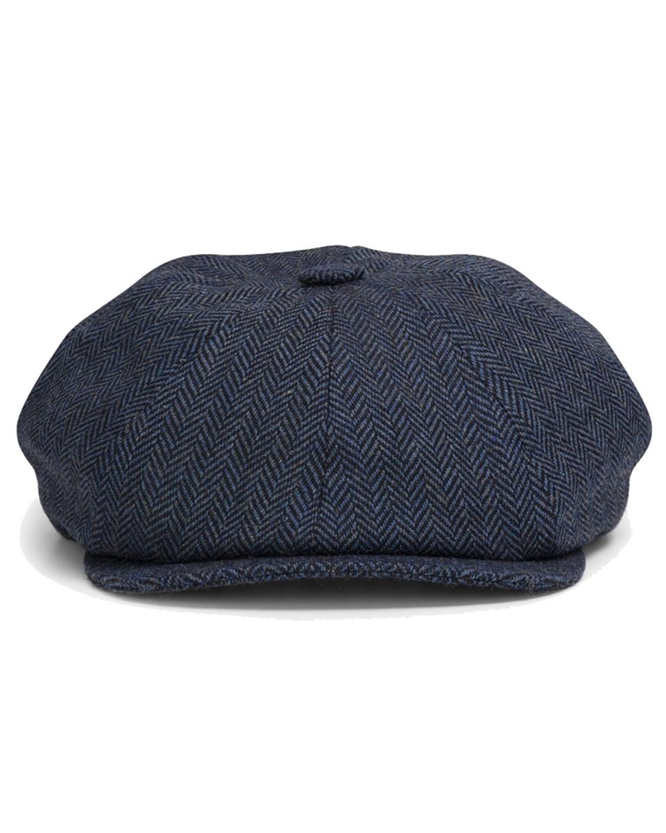 Hoggs of Fife Hoggs Herringbone Tweed Baker Boy Cap