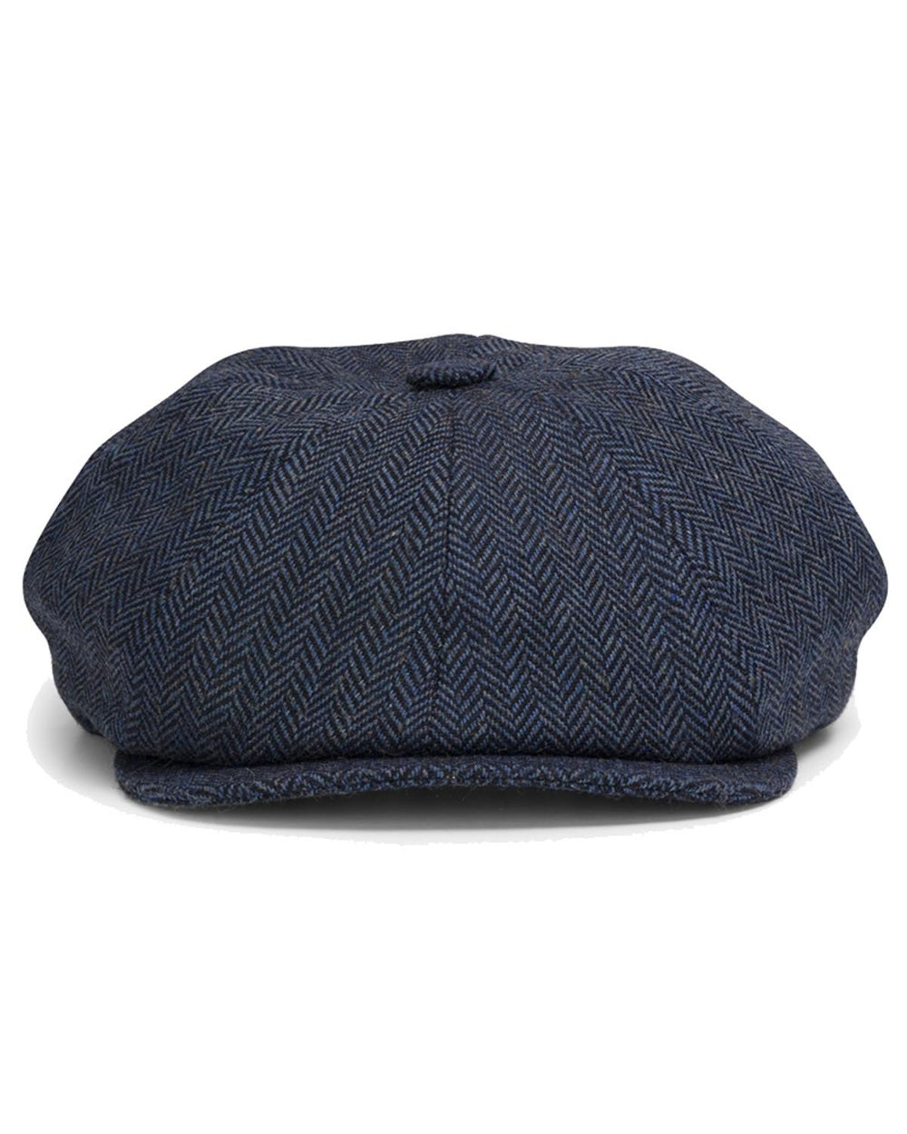 Hoggs of Fife Herringbone Tweed Baker Boy Cap – view 2