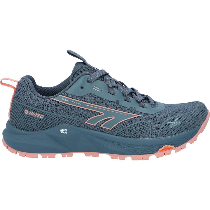 Hi-Tec Geo Nakuru Trainers Flintstone/Coral