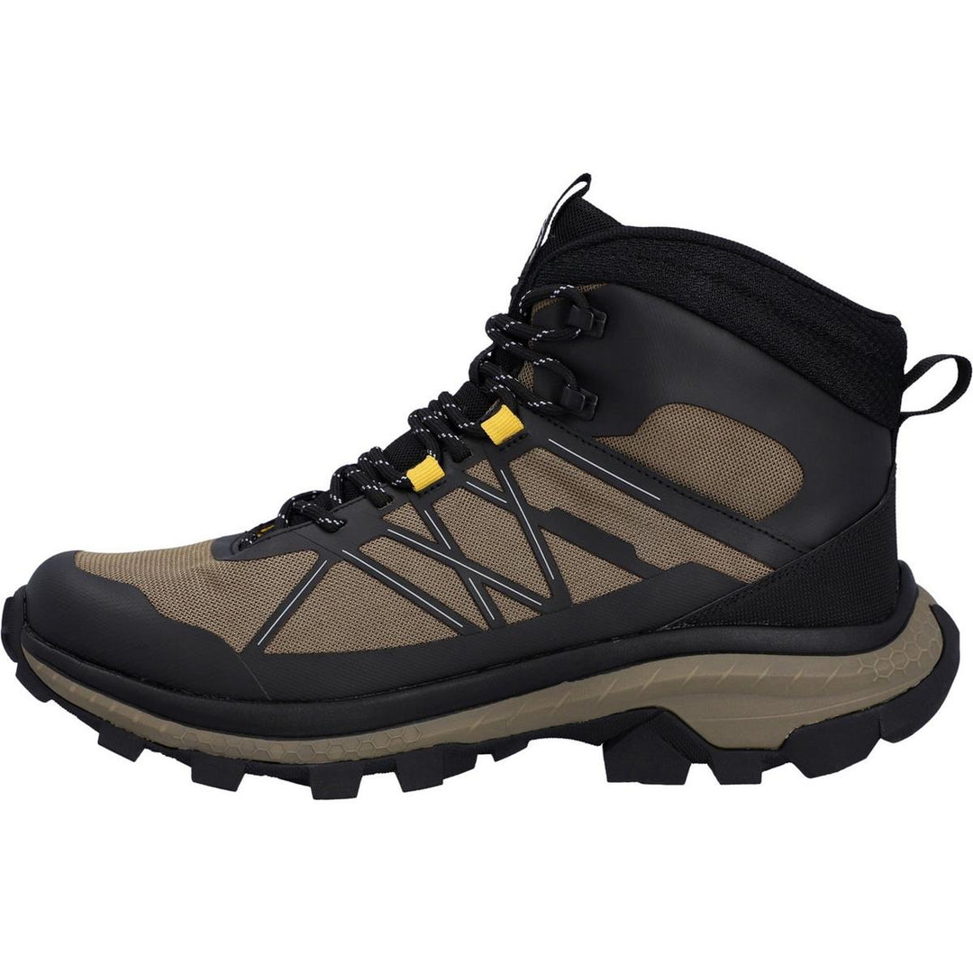Hi-Tec AWW Infuse Mid WP Hiking Boots Mens Black/Walnut/Arti – view 5