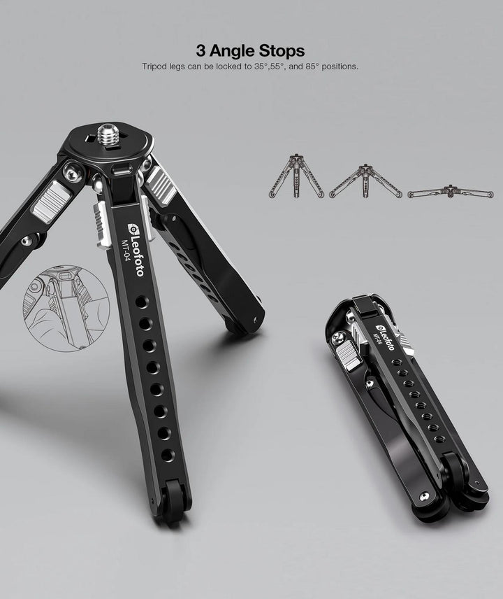 Leofoto Spider MT-04 Mini Table Tripod with LH-30 Ball Head