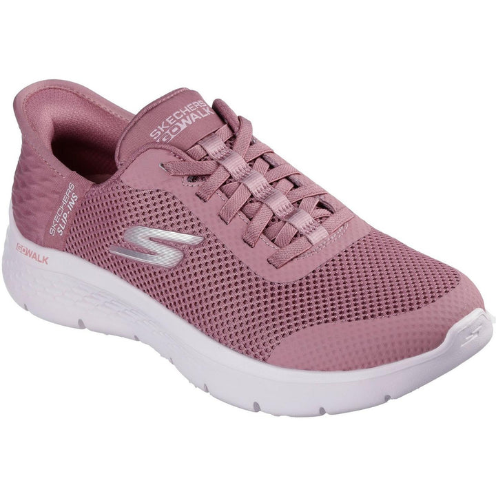 GO WALK Flex Grand Entry Shoes Rose Textile/Trim