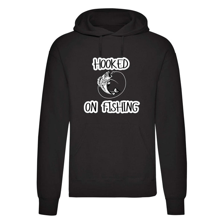 Urban Road Hooked on Fishing Printed Hoodie