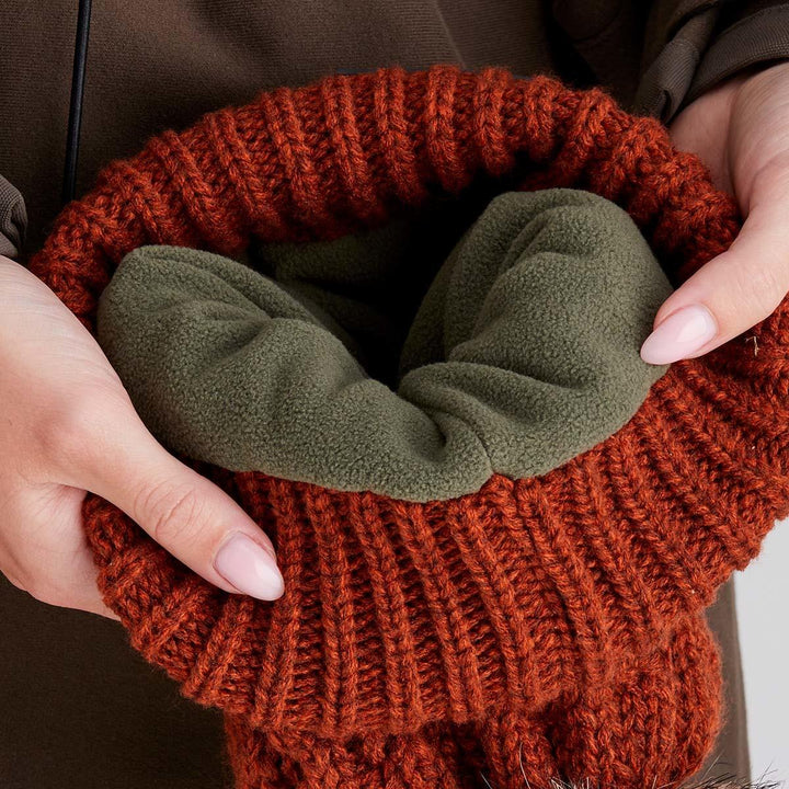 Ridgeline Ridgeline Nordic Fleck Bobble Hat Teak