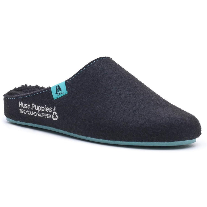 The Good Slipper Black Turquoise