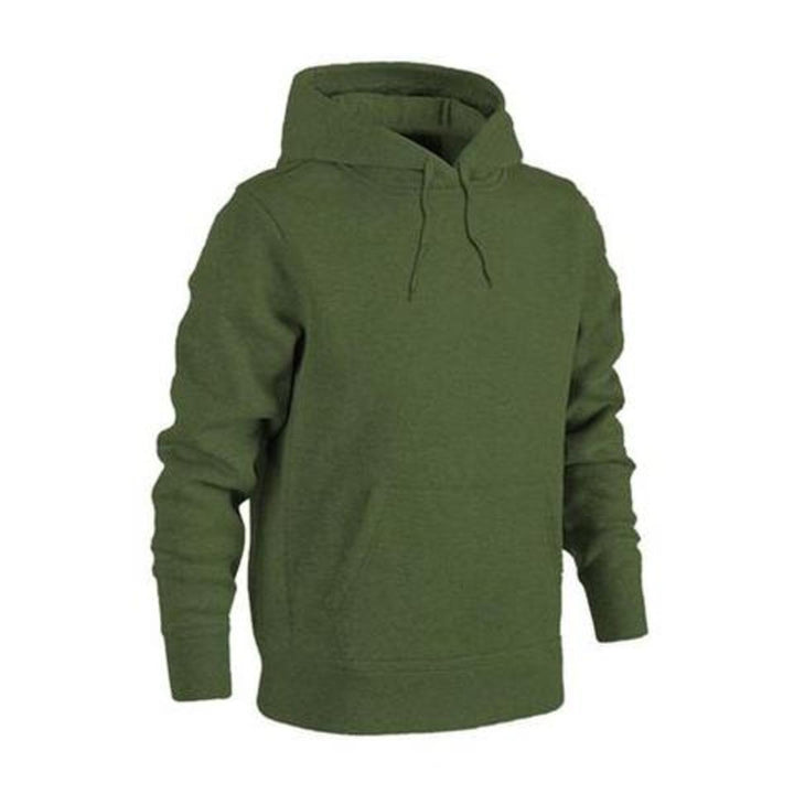 Urban Road Urban Road Plain Hoodie - Military Green