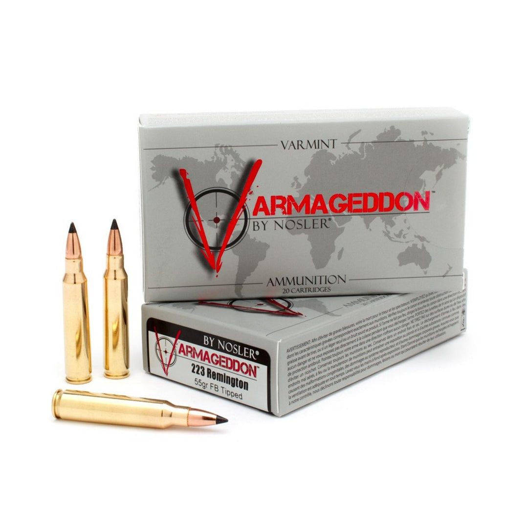Varmageddon Ammunition 222 Rem 40gr FB Tipped Box 20