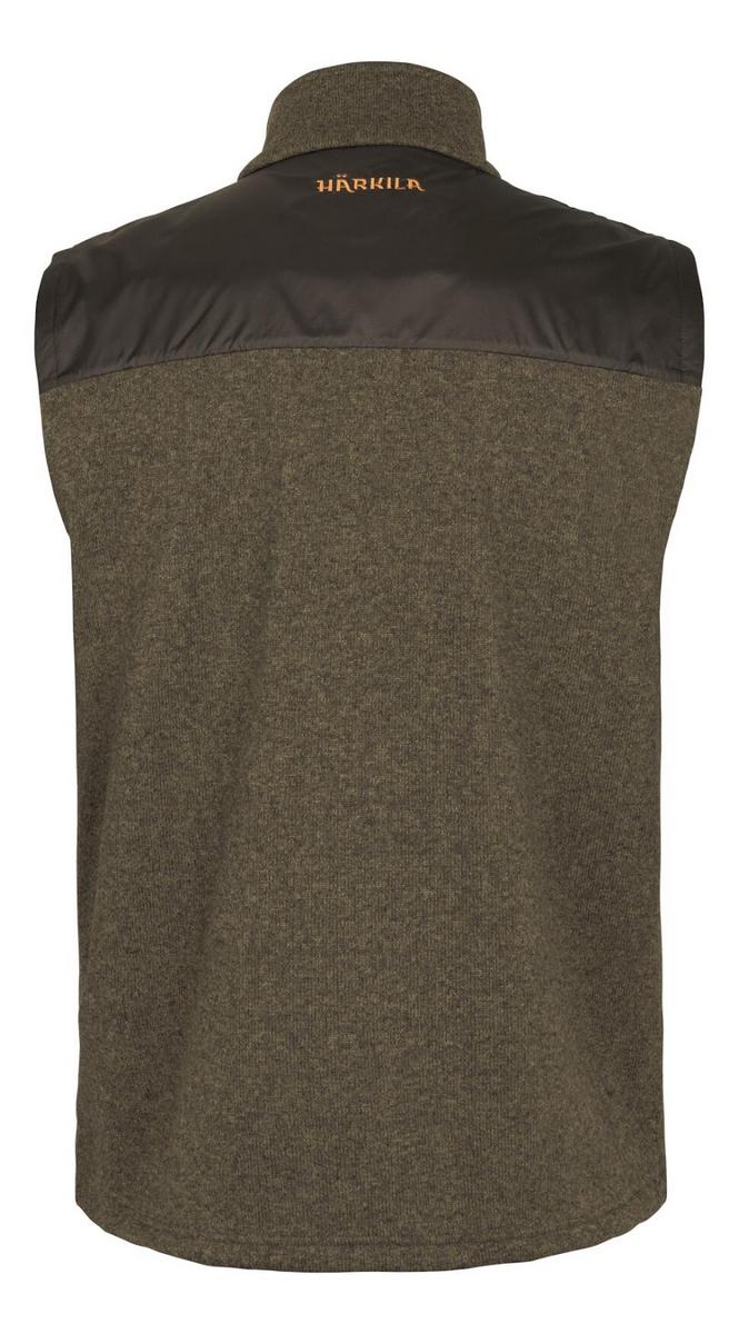 Harkila Härkila Kalix fleece waistcoat Willow green/Shadow – view 2