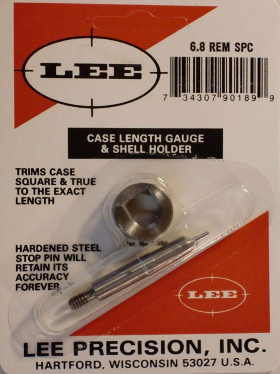Lee Precision 6.8 Rem SPC Case Length Gauge and Shell Holder