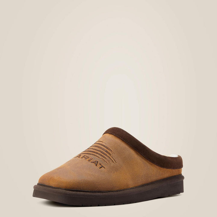 Ariat Mens Patriot Square Toe Slipper Dusty Brn