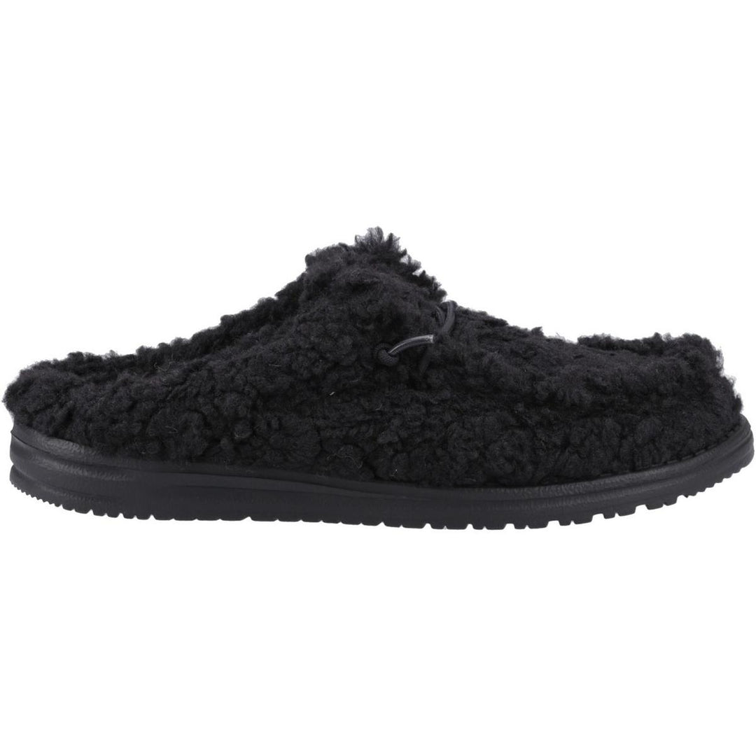 HEYDUDE Wally Slipper Black/Black