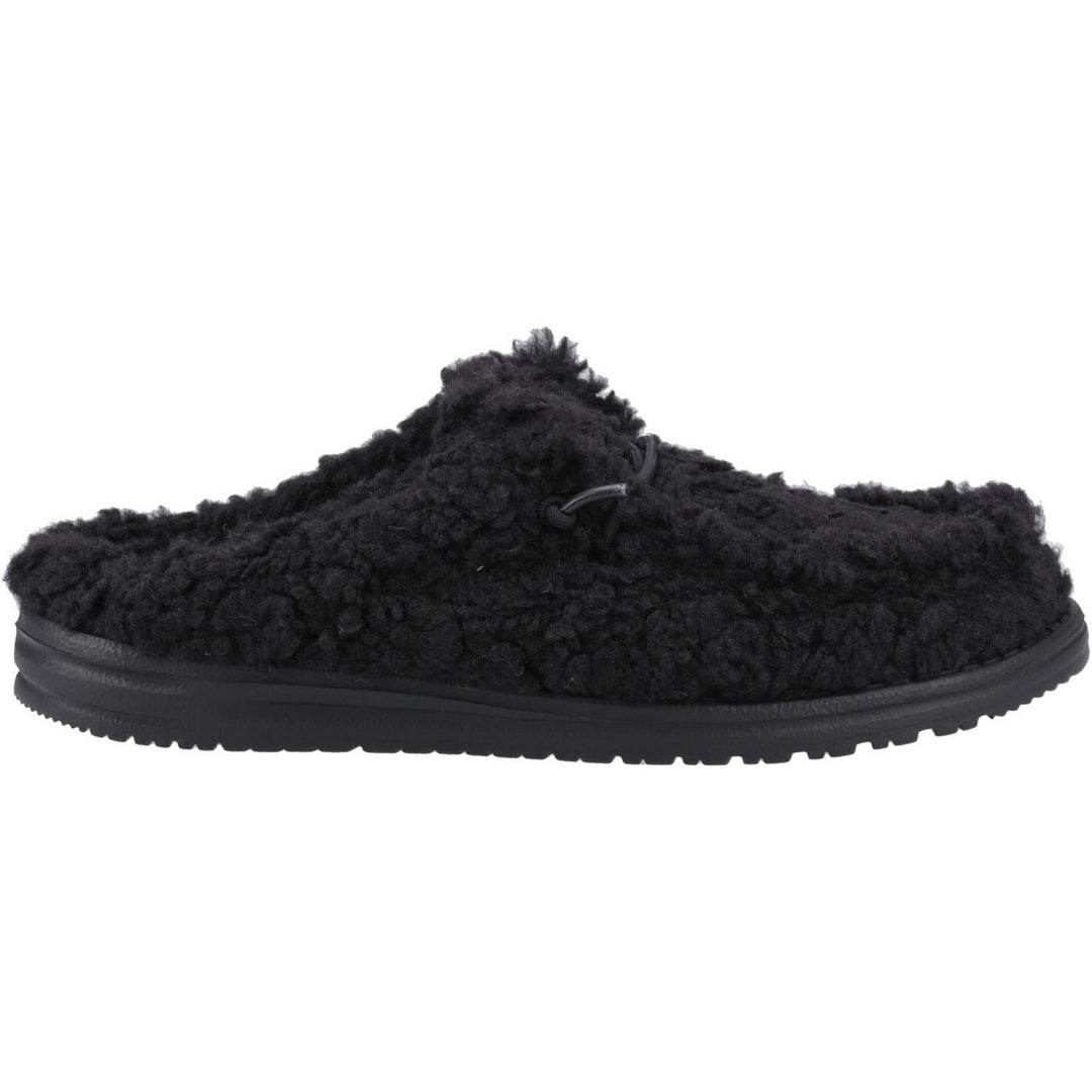 Wally Slipper Black/Black