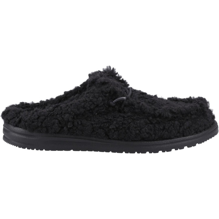 Wally Slipper Black/Black