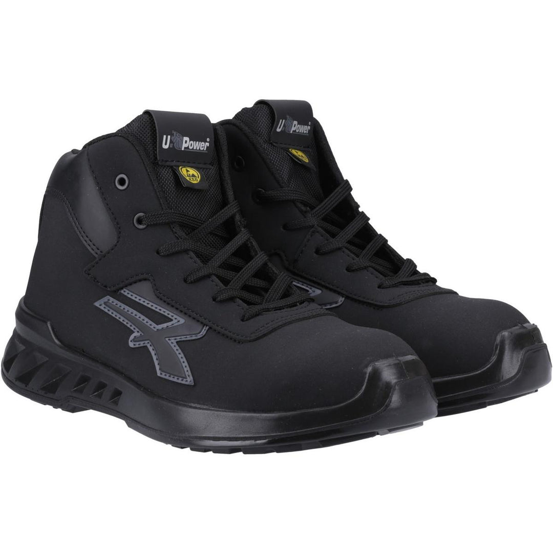 U Power Grant Safety Shoe Black