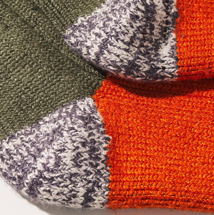 Sealskinz Cawston Bamboo Mid Length Colour Blocked Sock