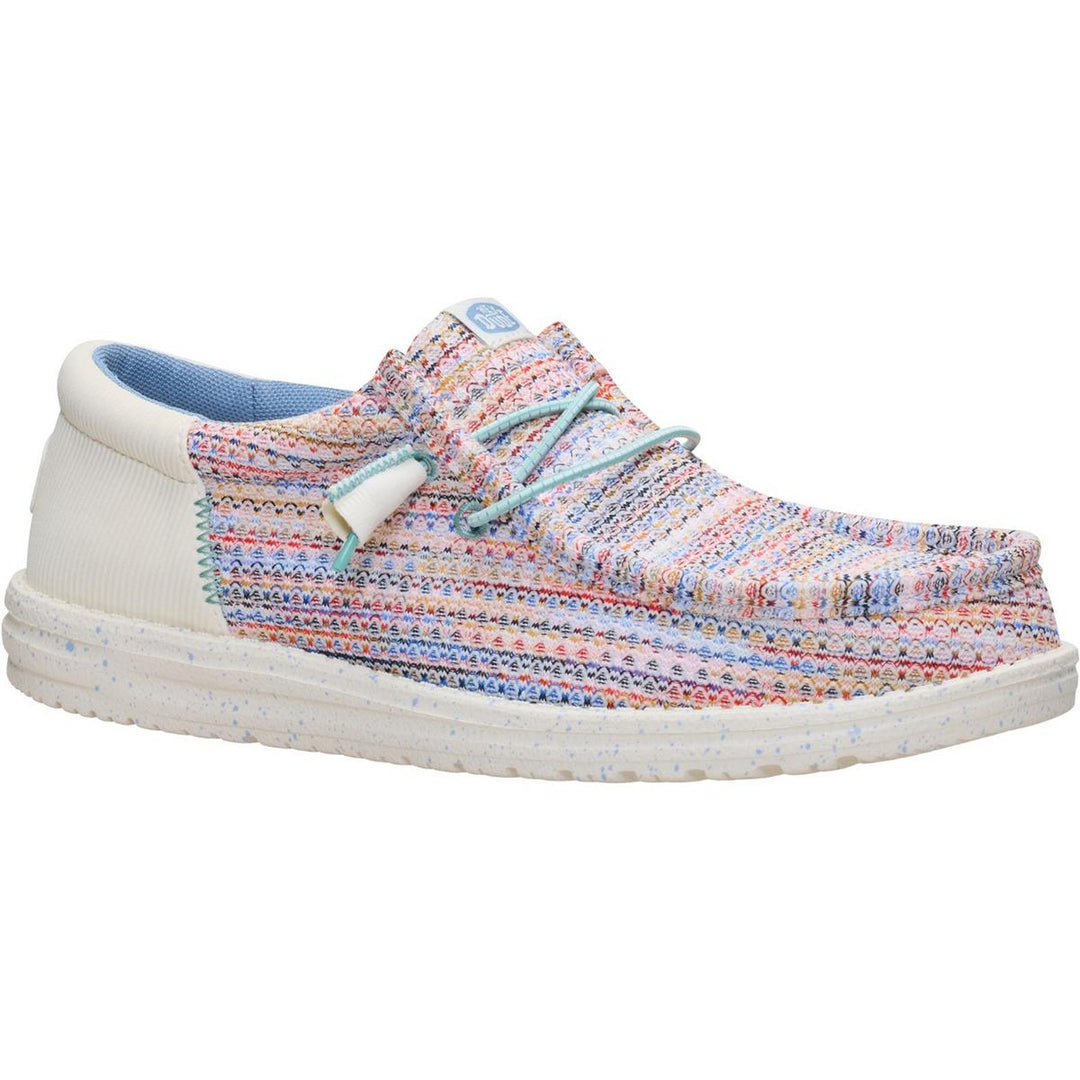 HEYDUDE Wally Funk Multi Mesh Egret/Multi