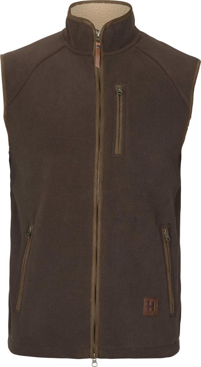 Harkila Sandhem sherpa fleece waistcoat Demitasse