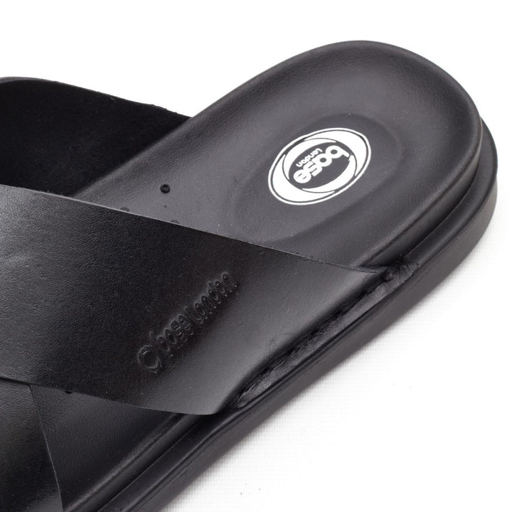 Drift Cross Strap Sandal Black