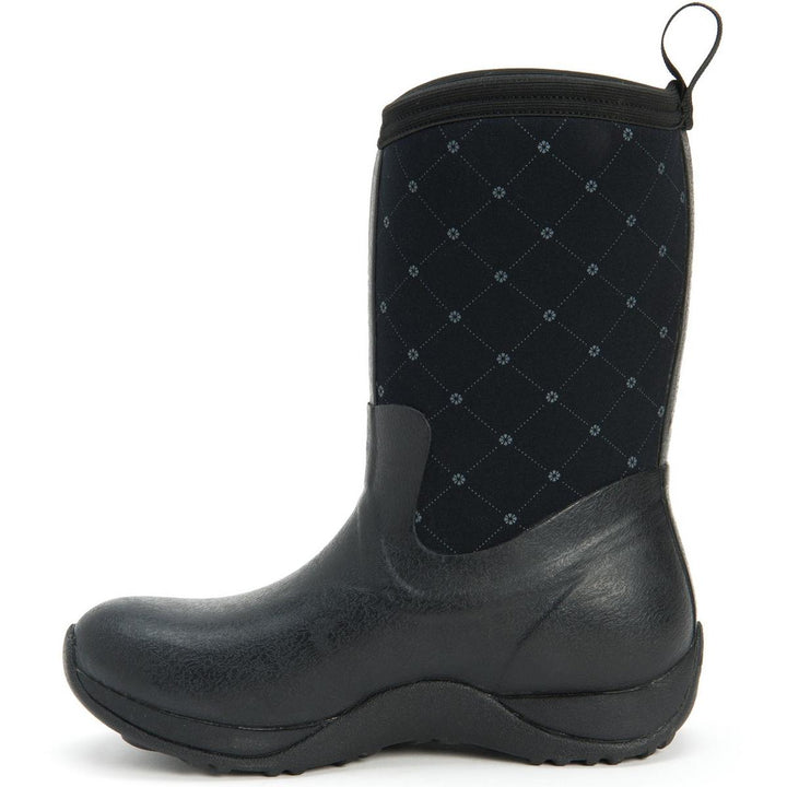 Muck Boots Arctic Weekend Pull On Wellington Boot Black Quil – view 7