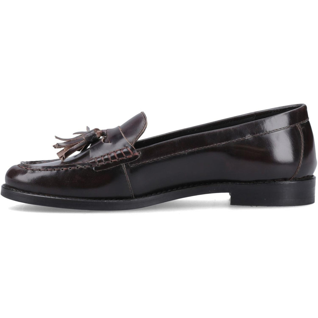 Connie Tassel Loafer Aubergine