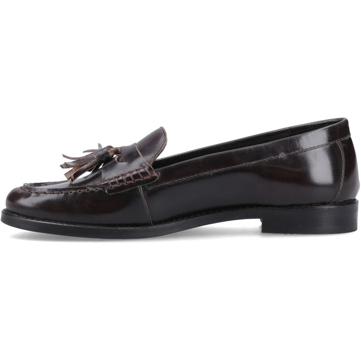Connie Tassel Loafer Aubergine
