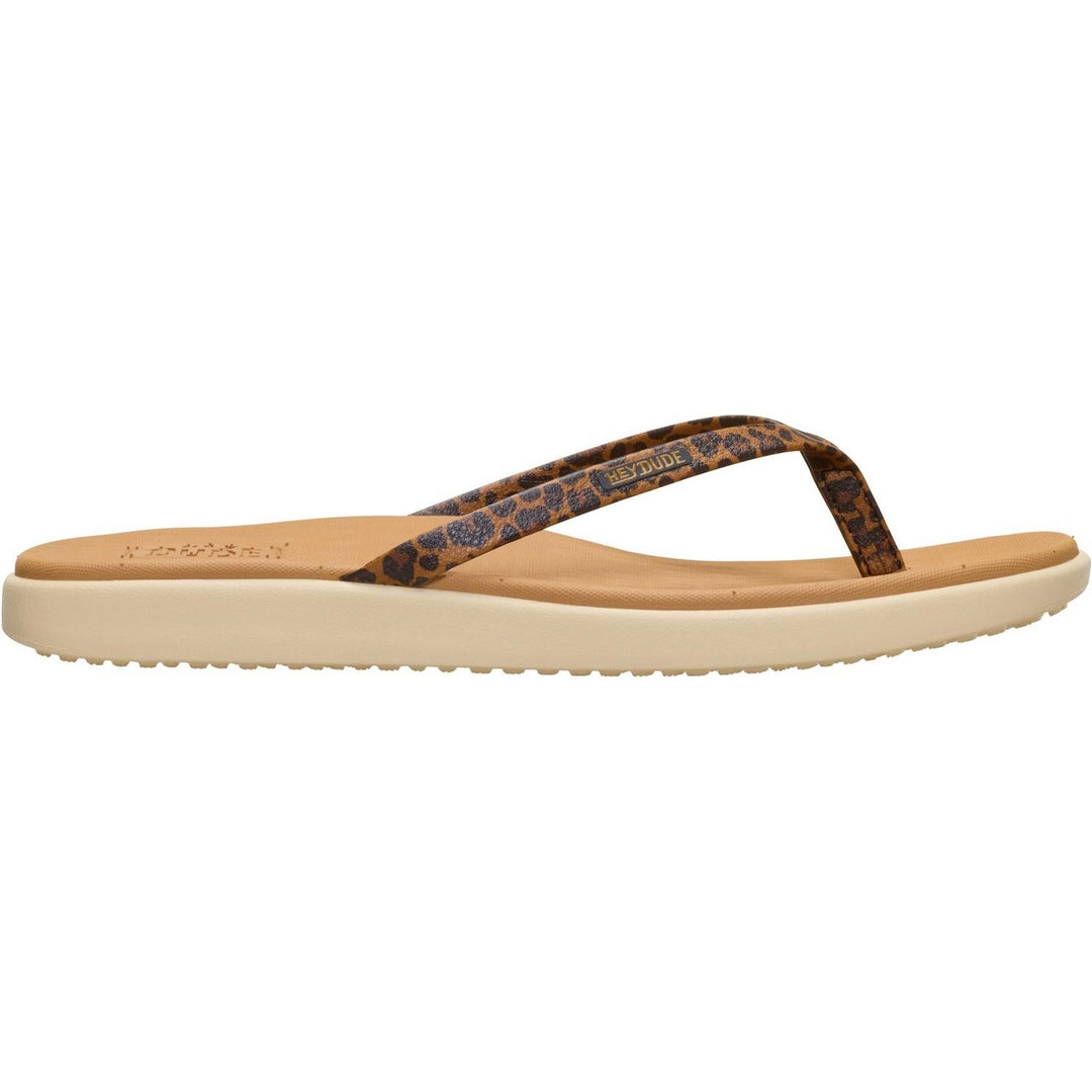 HEYDUDE Maui Breeze Flip Tan Leopard – view 7