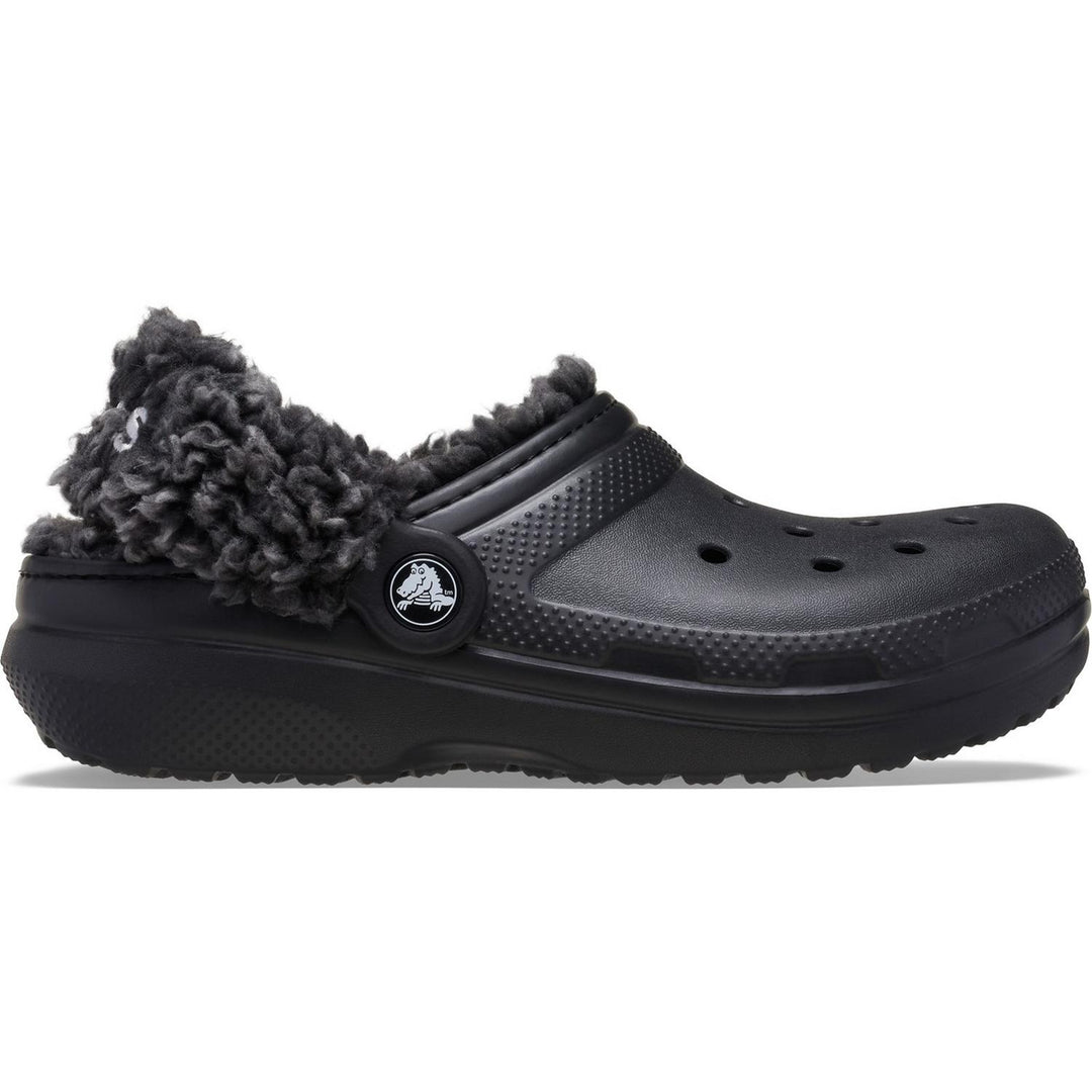 Classic Fleece Lined Clog Kid Black