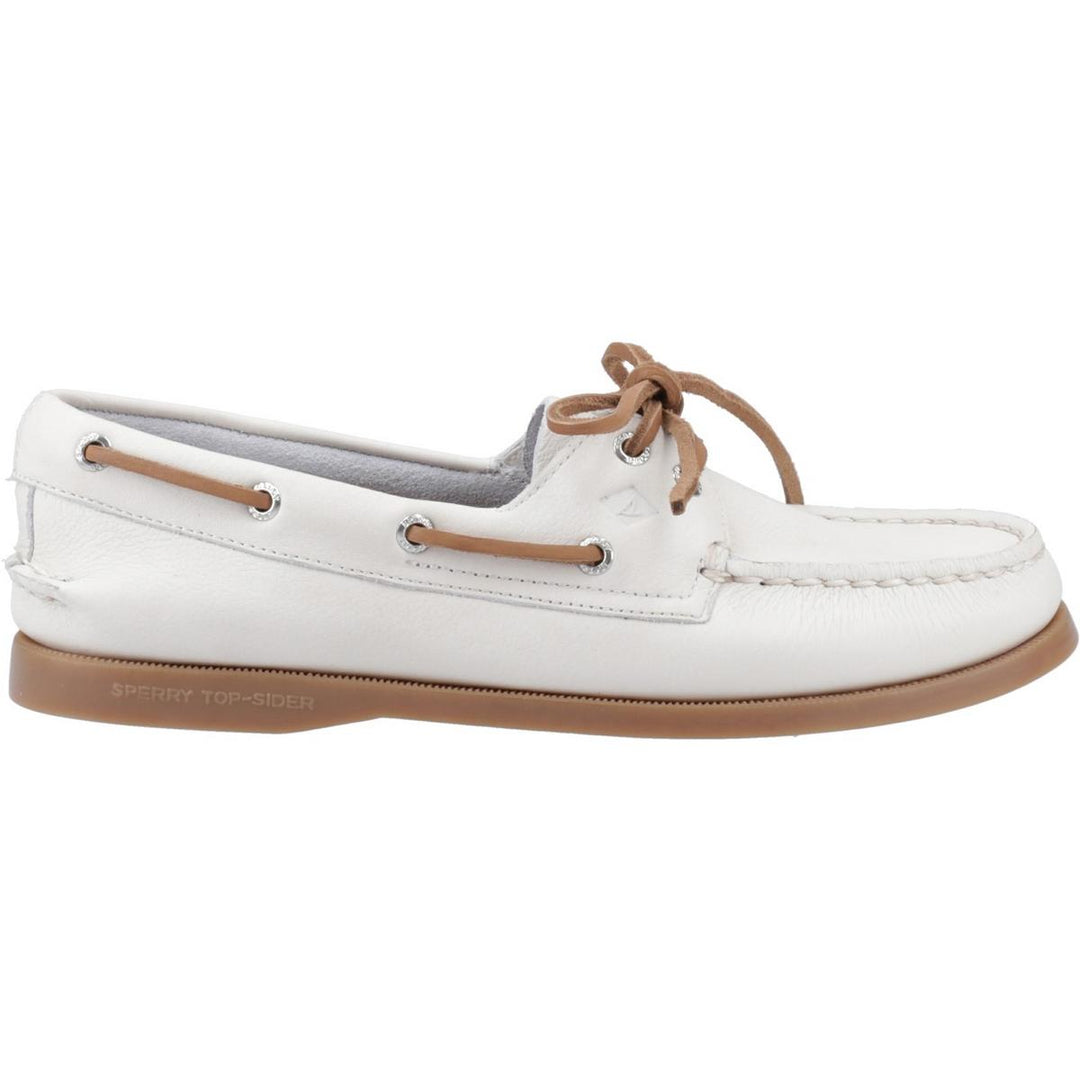 Sperry Authentic 2 Eye Boat Shoe White/Gum