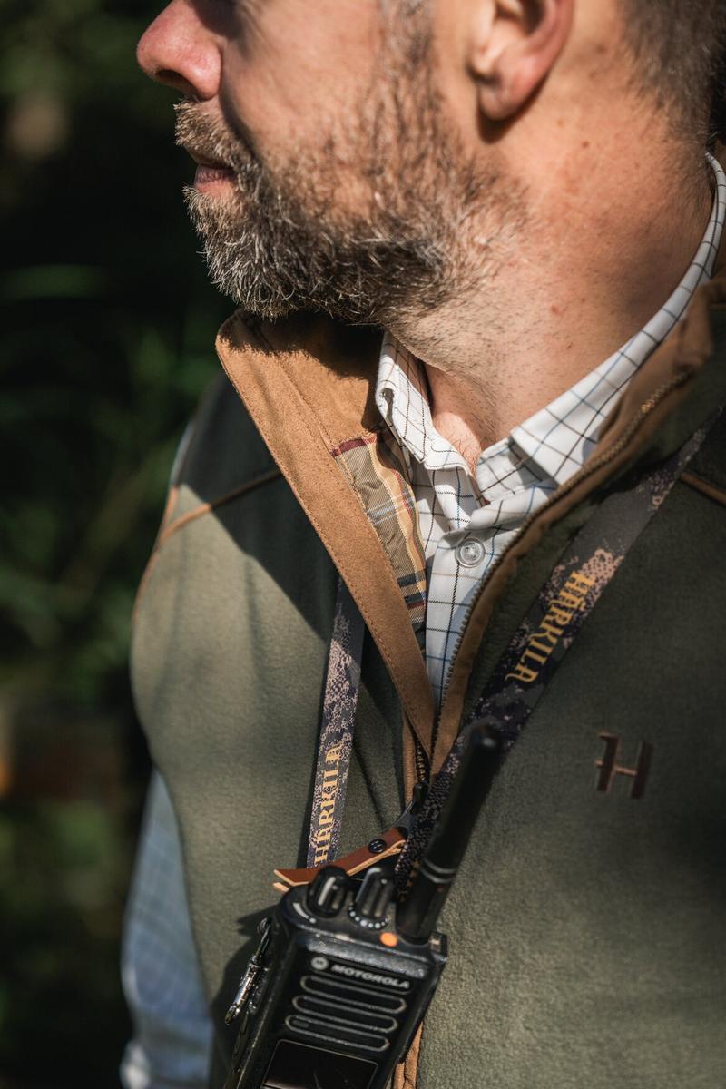 Harkila Sandhem 200 waistcoat Grape leaf