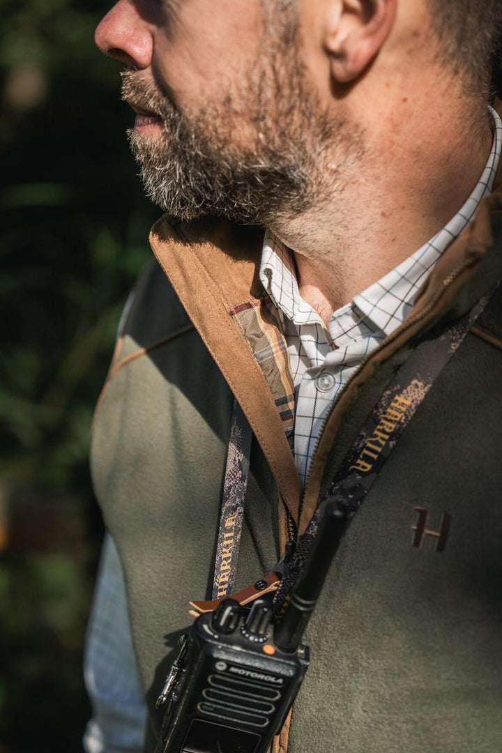 Harkila Sandhem 200 waistcoat Grape leaf