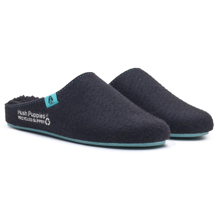 The Good Slipper Black Turquoise