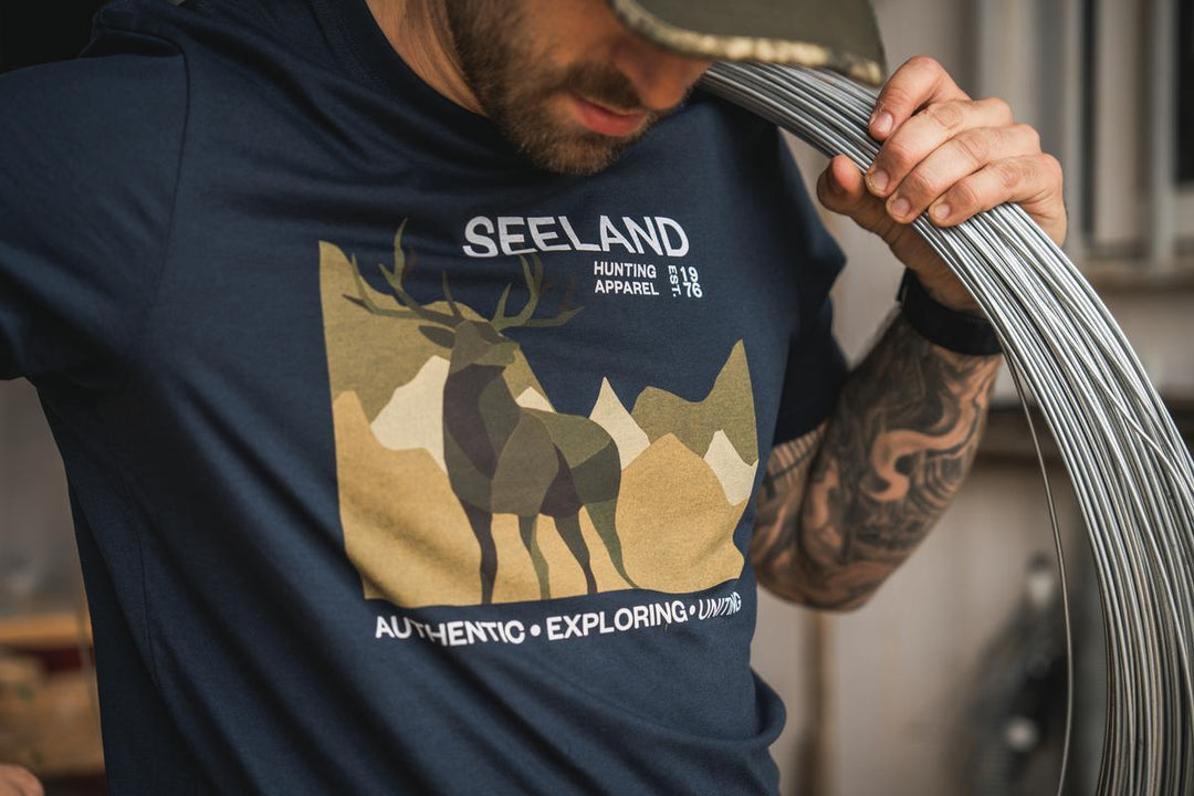 Seeland Fragment T-shirt Dark Blue
