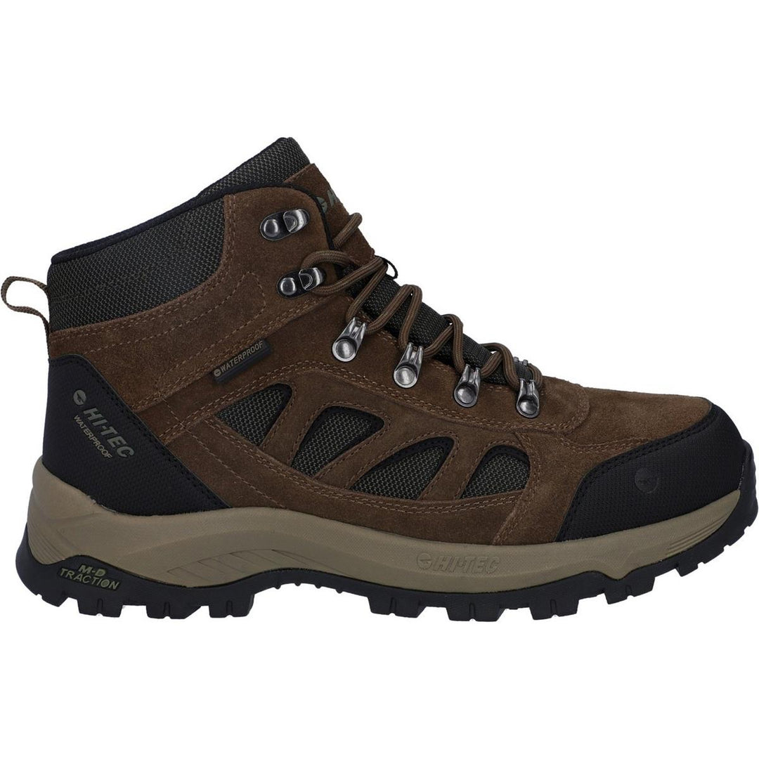 Hi-Tec Bandera Expedition Mid Wide Boots Smokey Brown/Khaki