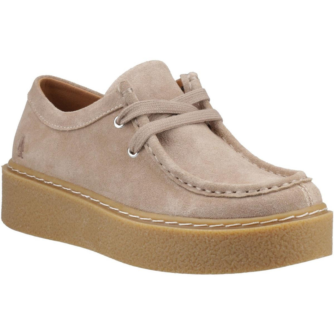 Hush Puppies Bridie Suede Mocc Toe Taupe