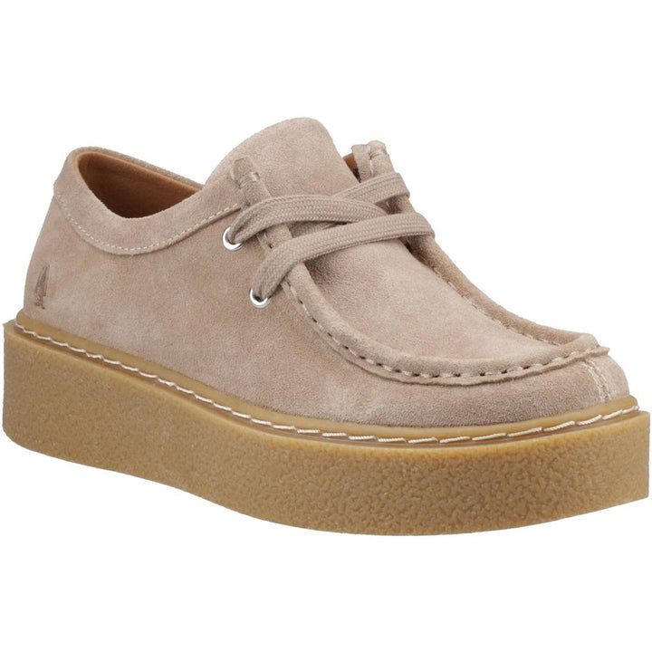 Hush Puppies Bridie Suede Mocc Toe Taupe