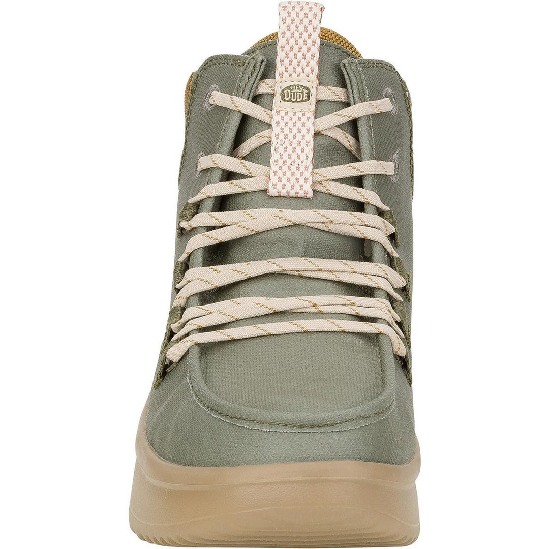 HEYDUDE Wendy Peak Apres Ankle Boots Olive