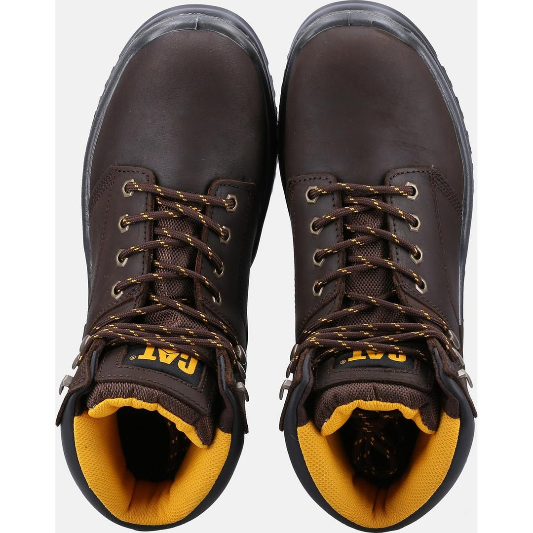 Caterpillar Striver Lace Up Injected Safety Boot Brown