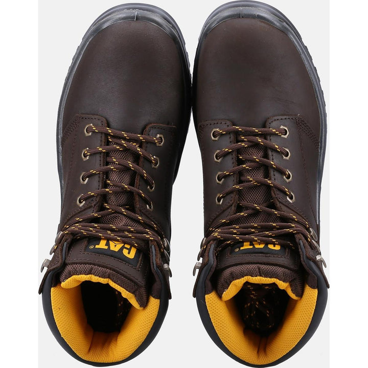 Caterpillar Striver Lace Up Injected Safety Boot Brown