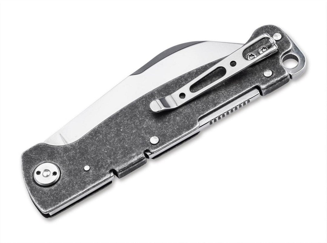 Böker Plus Atlas Backlock Sheepfoot Folding Knife