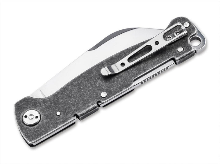 Böker Plus Atlas Backlock Sheepfoot Folding Knife