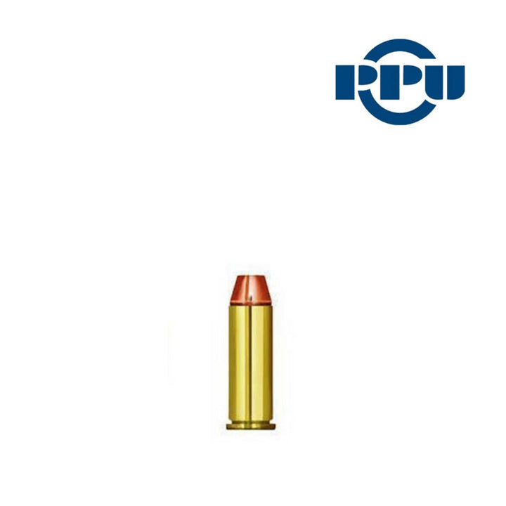 PPU Prvi Partizan .44 Rem Mag 240gr Flat Point Jacketed Ammo, 50 Rounds
