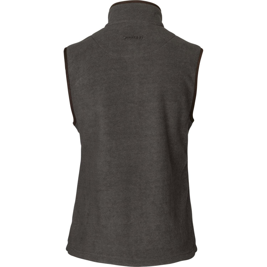 Seeland Woodcock Ivy Fleece Waistcoat – Dark Grey Melange – view 3