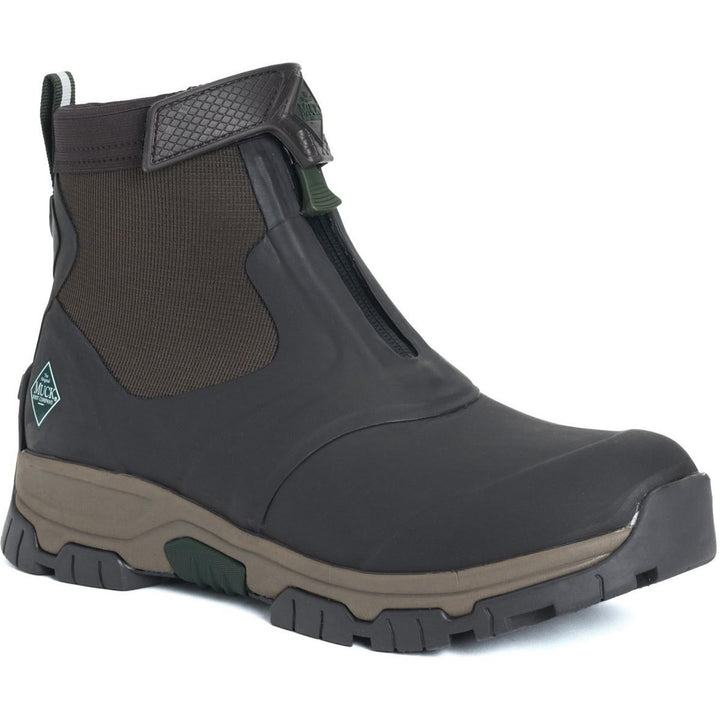 Muck Boots Apex Mid Zip Wellingtons Dark Brown - Fully lined with 5mm neoprene for flexibility, Breathable air mesh lining