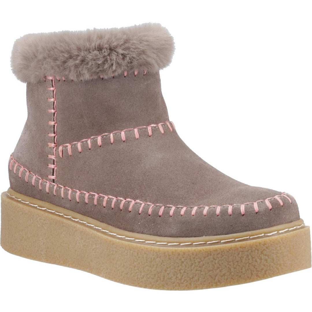 Brielle Stitch Boot Taupe