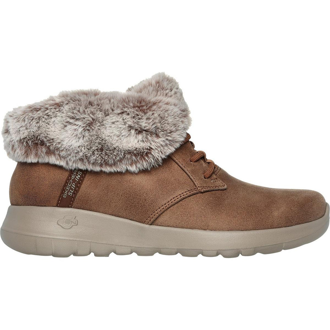 Skechers On-the-GO Joy Cozy Charm Boot Chestnut