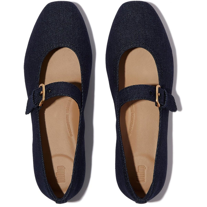 Fitflop Delicato Mary Janes Dark Denim – view 3