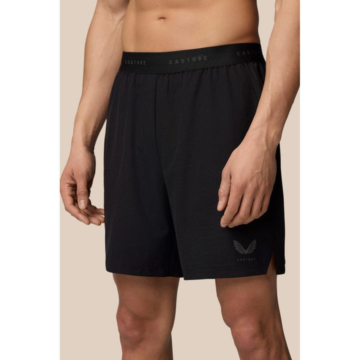 Castore Branded Elastic Shorts Black/White