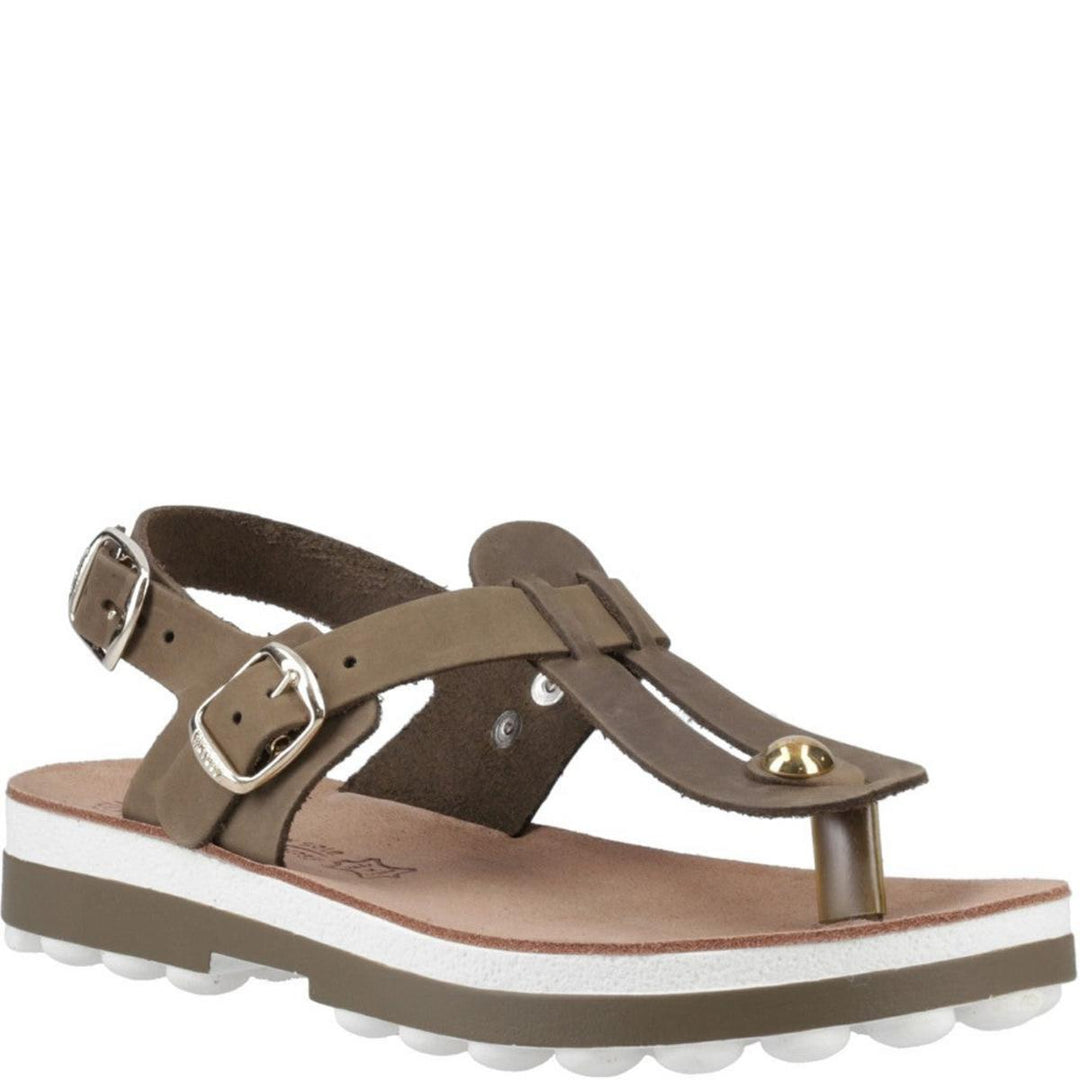 Fantasy Marlena Buckle Up Sandal Olive