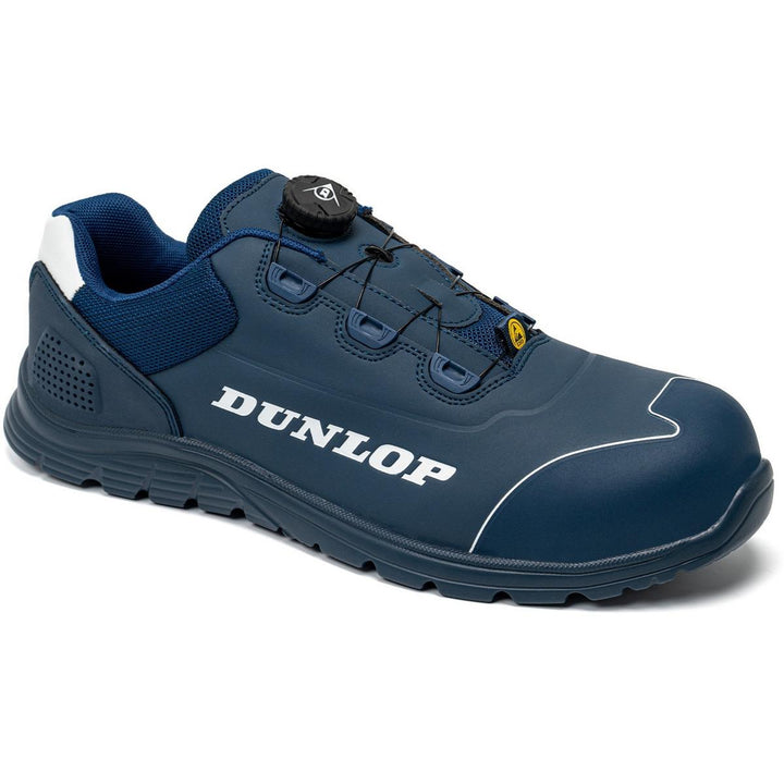 Dunlop Matt Safety Shoes Navy/White