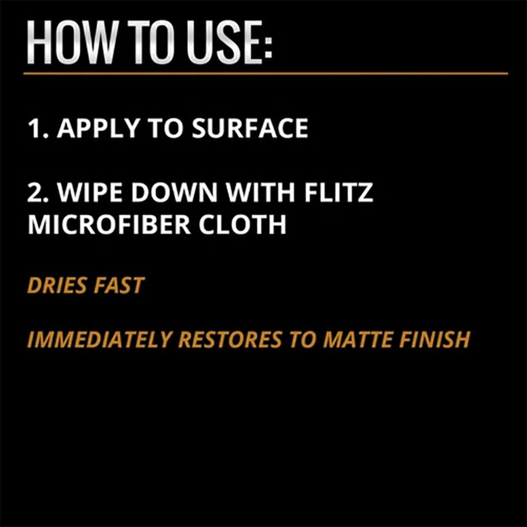 Flitz Tactical Matte Finish Gun Cleaner, 225ml Spray Bottle